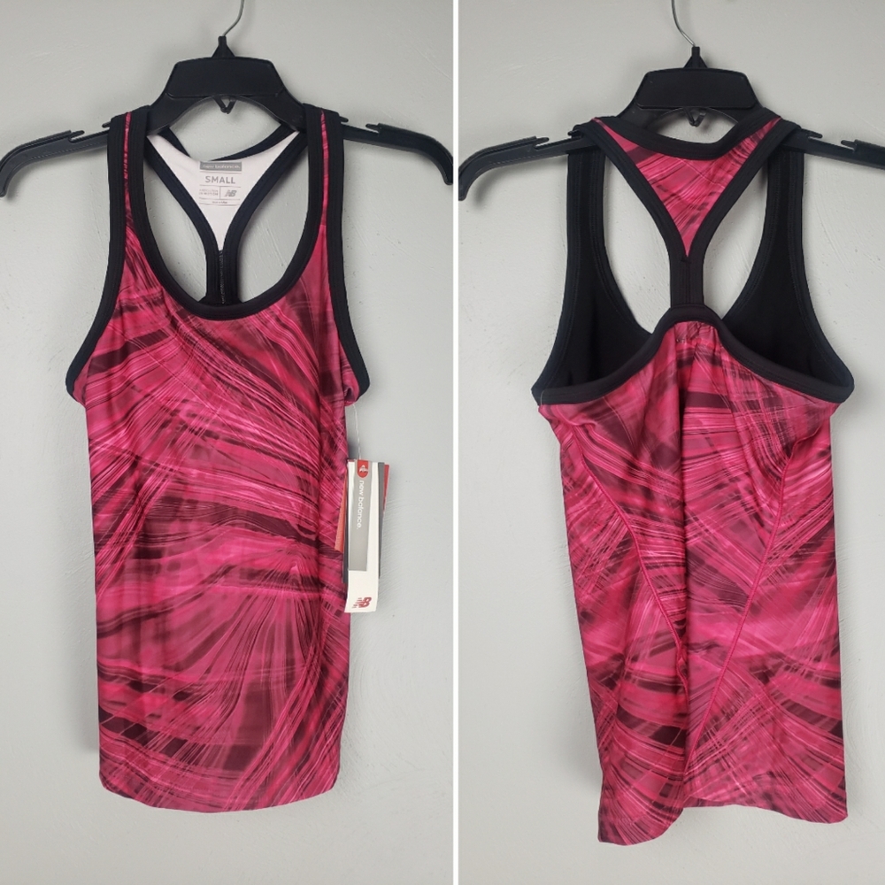 NWT New Balance pink racerback active tank
